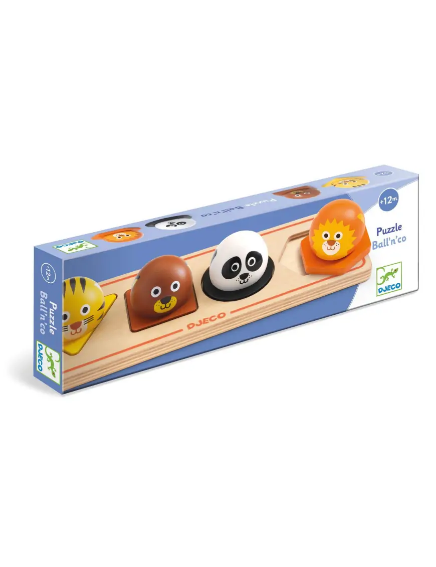 Drewniana układanka 3D BALL'N'CO Djeco