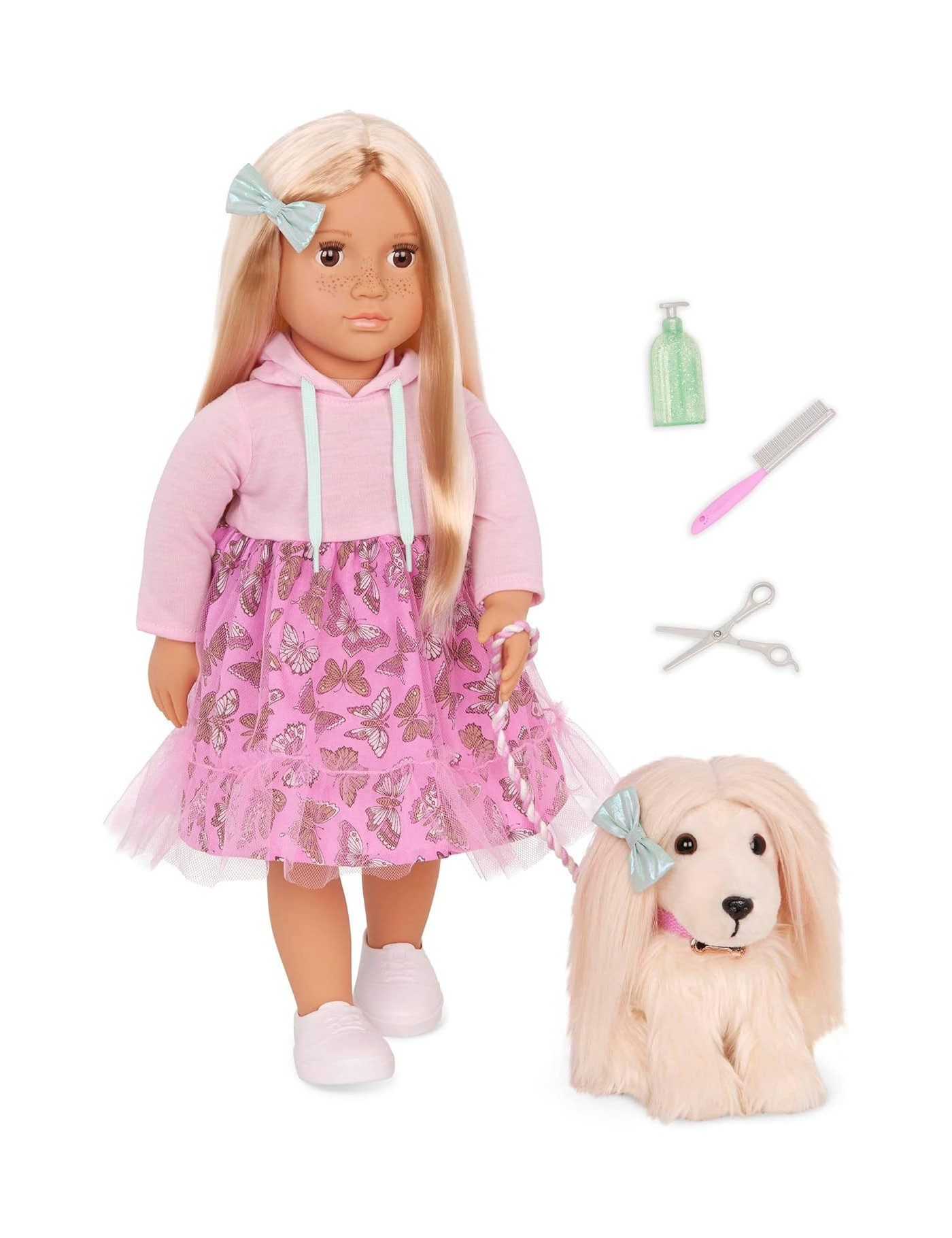 Lalka HATTIE 46cm – z PIESKIEM i akcesoriami – zgrany duet Our Generation