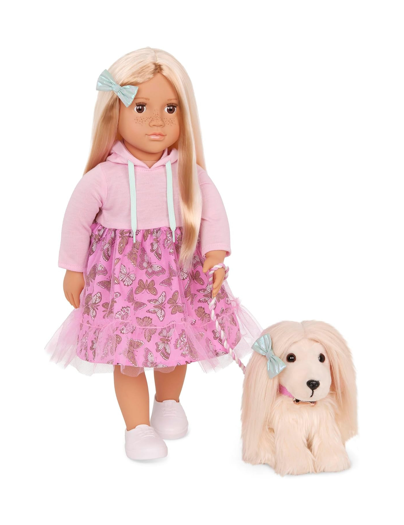 Lalka HATTIE 46cm – z PIESKIEM i akcesoriami – zgrany duet Our Generation