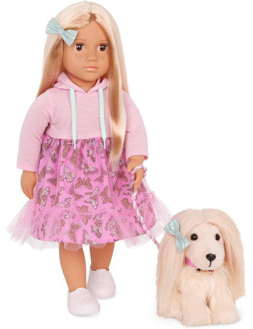 Lalka HATTIE 46cm – z PIESKIEM i akcesoriami – zgrany duet Our Generation