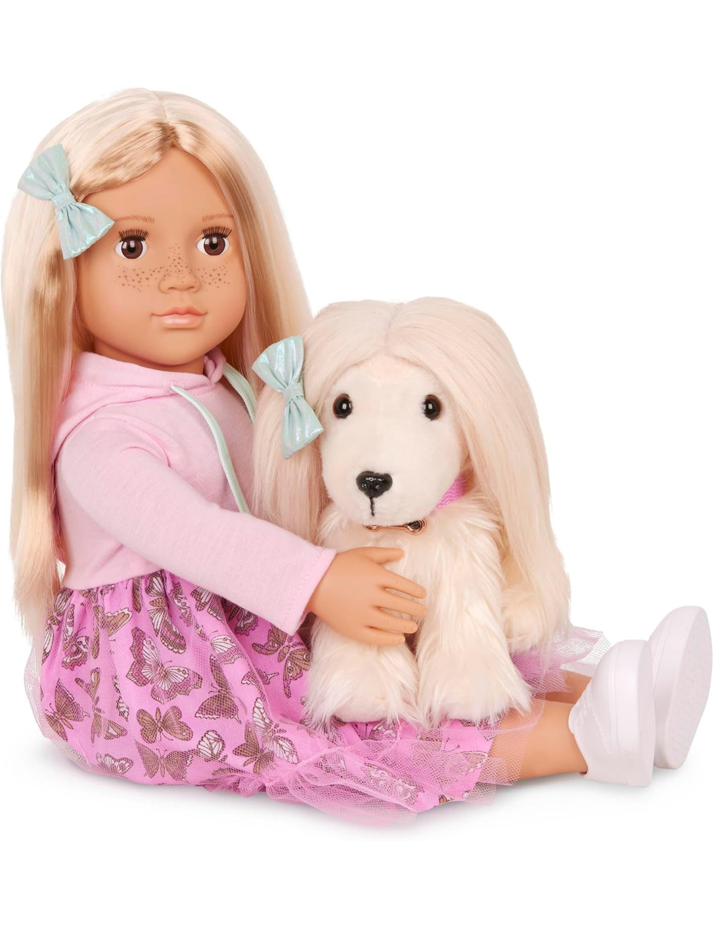 Lalka HATTIE 46cm – z PIESKIEM i akcesoriami – zgrany duet Our Generation