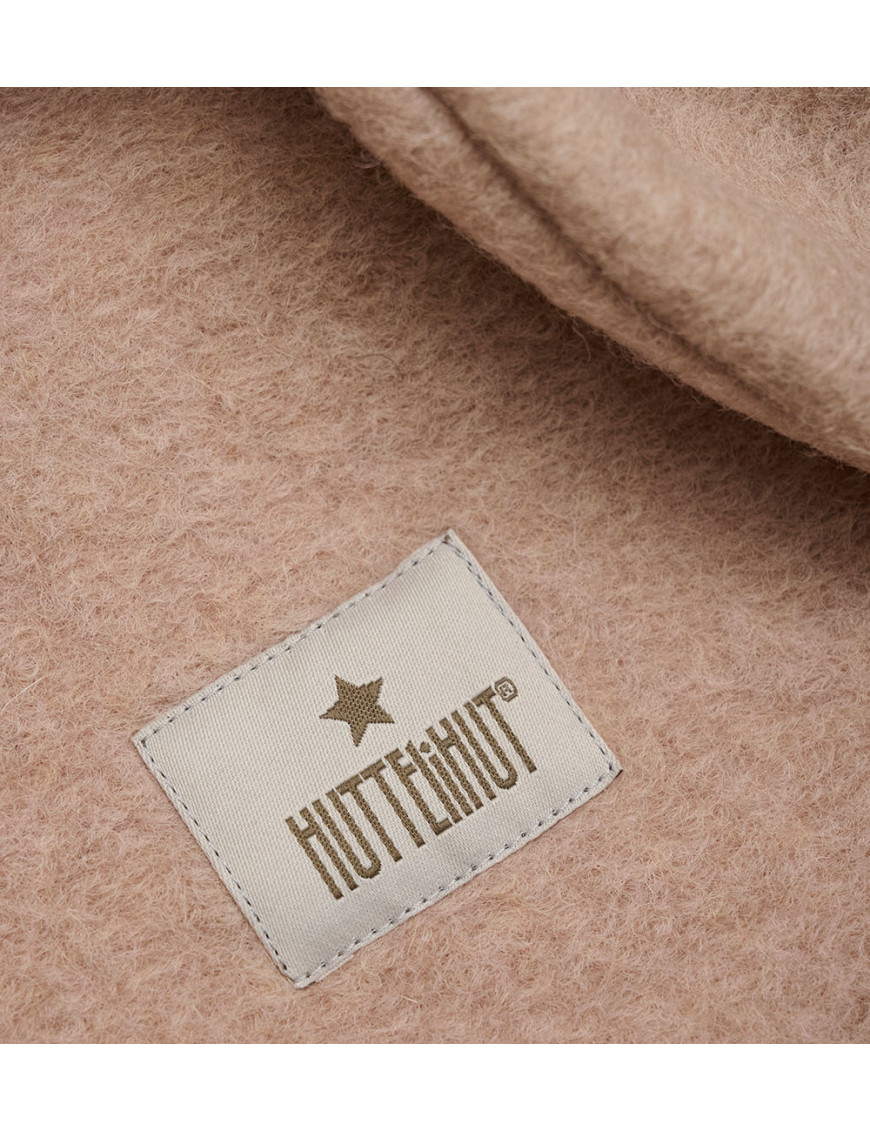 Kominiarka z uszami merino 2-warstowa Rose Melange, Huttelihut