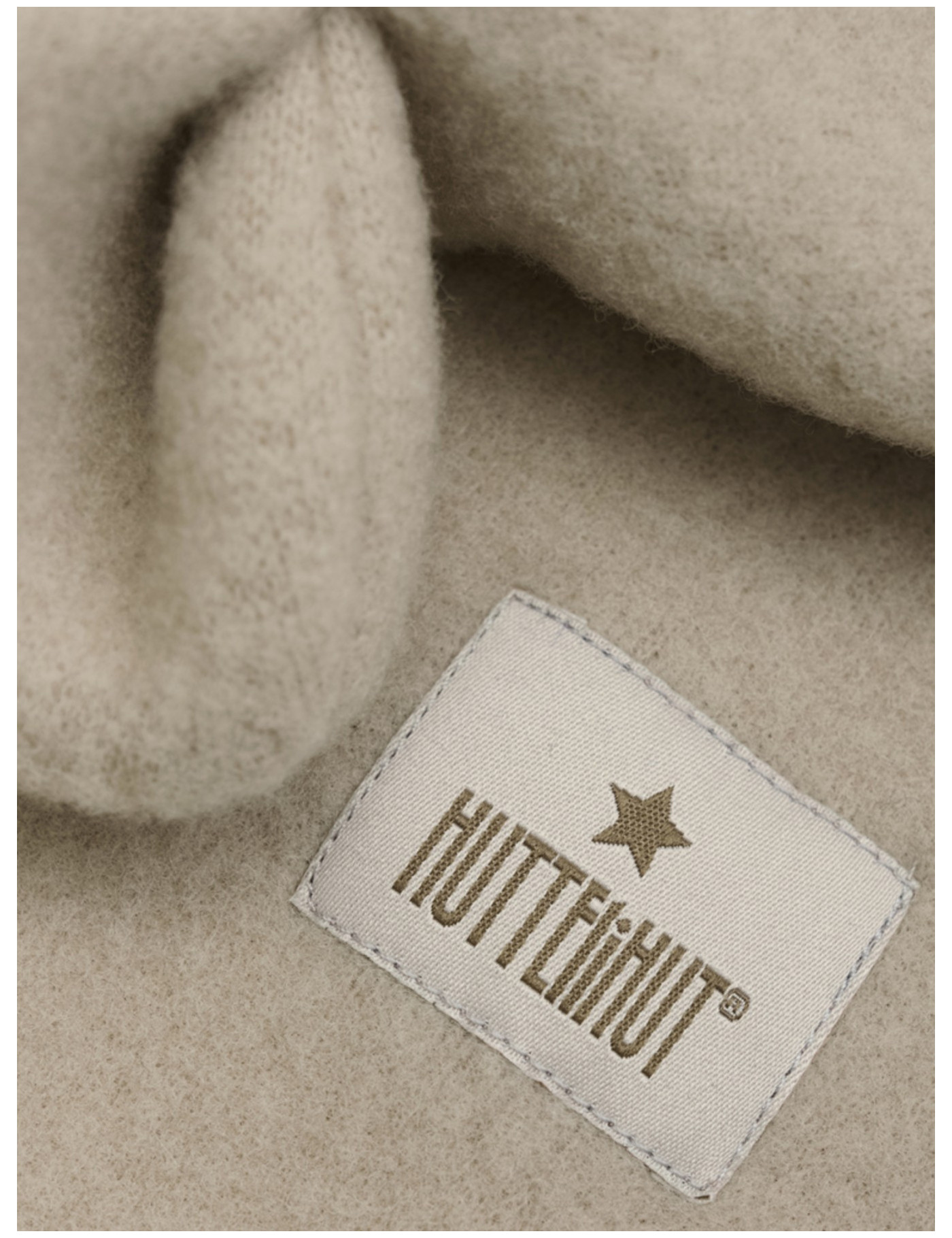 Kurteczka merino z uszkami Camel, Huttelihut Kurteczka merino z uszkami Camel, Huttelihut