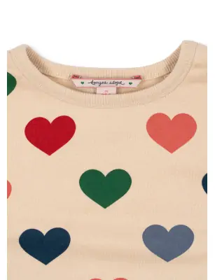 Bluza Lou OCS BON COEUR COLORÉ Konges Sløjd