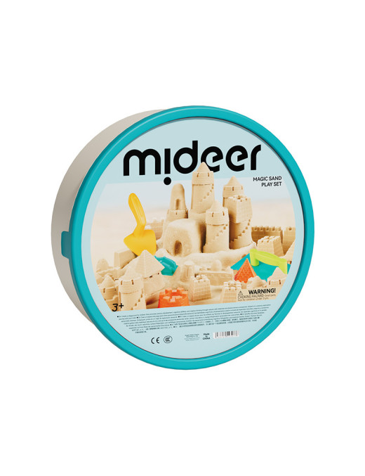 Piasek kinetyczny w zestawie Mideer