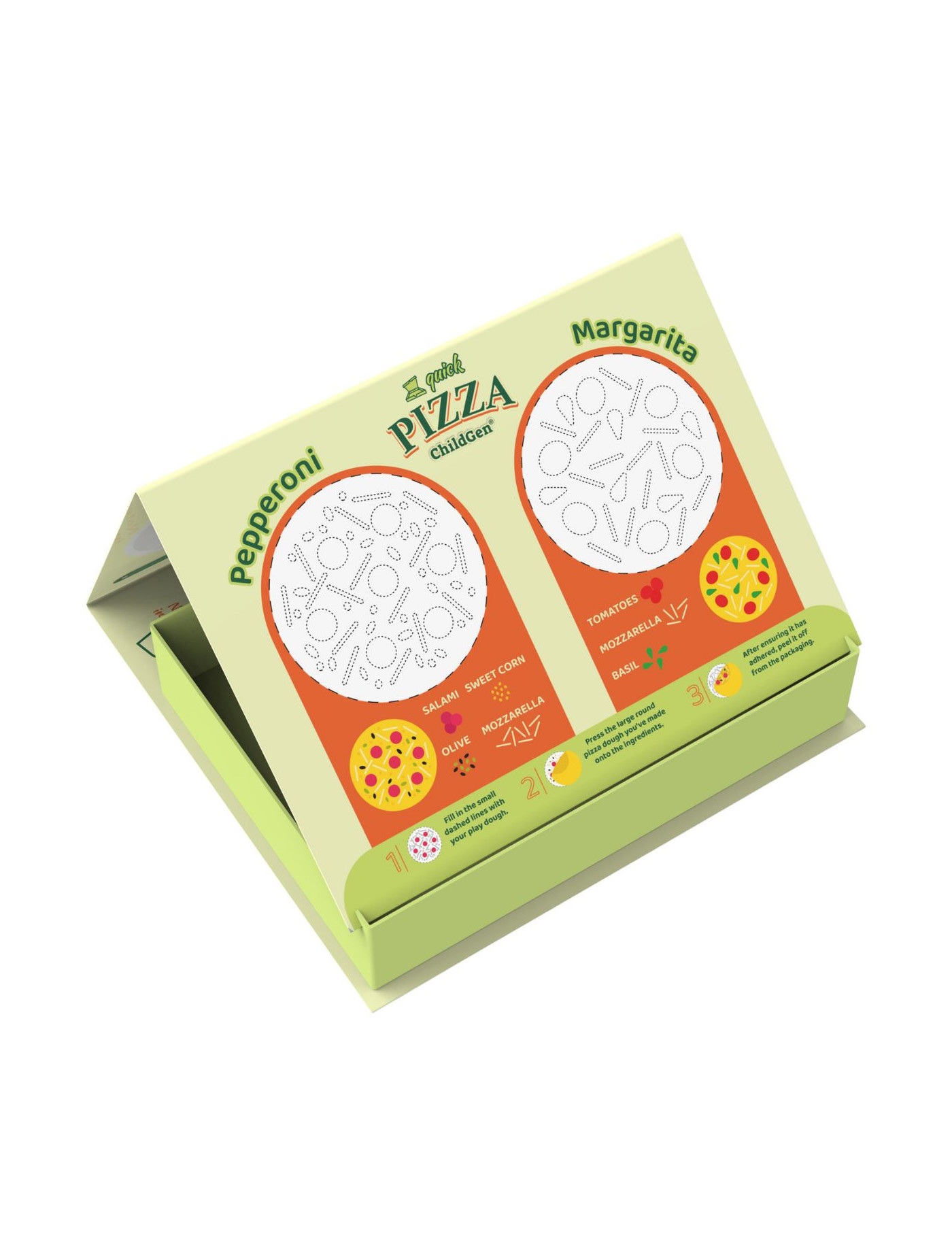 Zestaw kreatywny ciastolina i akcesoria - Pizza ChildGen