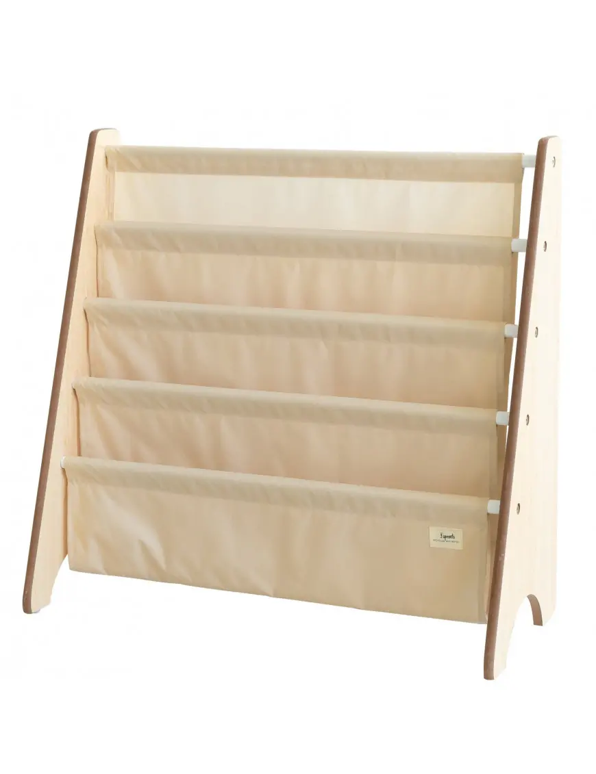 3 Sprouts Stojak na Książki Recycled Solid Beige