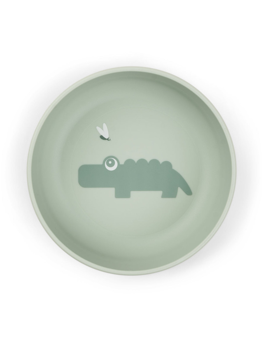 Done by Deer Miska dla Dziecka Foodie Croco Green Done by Deer Miska dla Dziecka Foodie Croco Green
