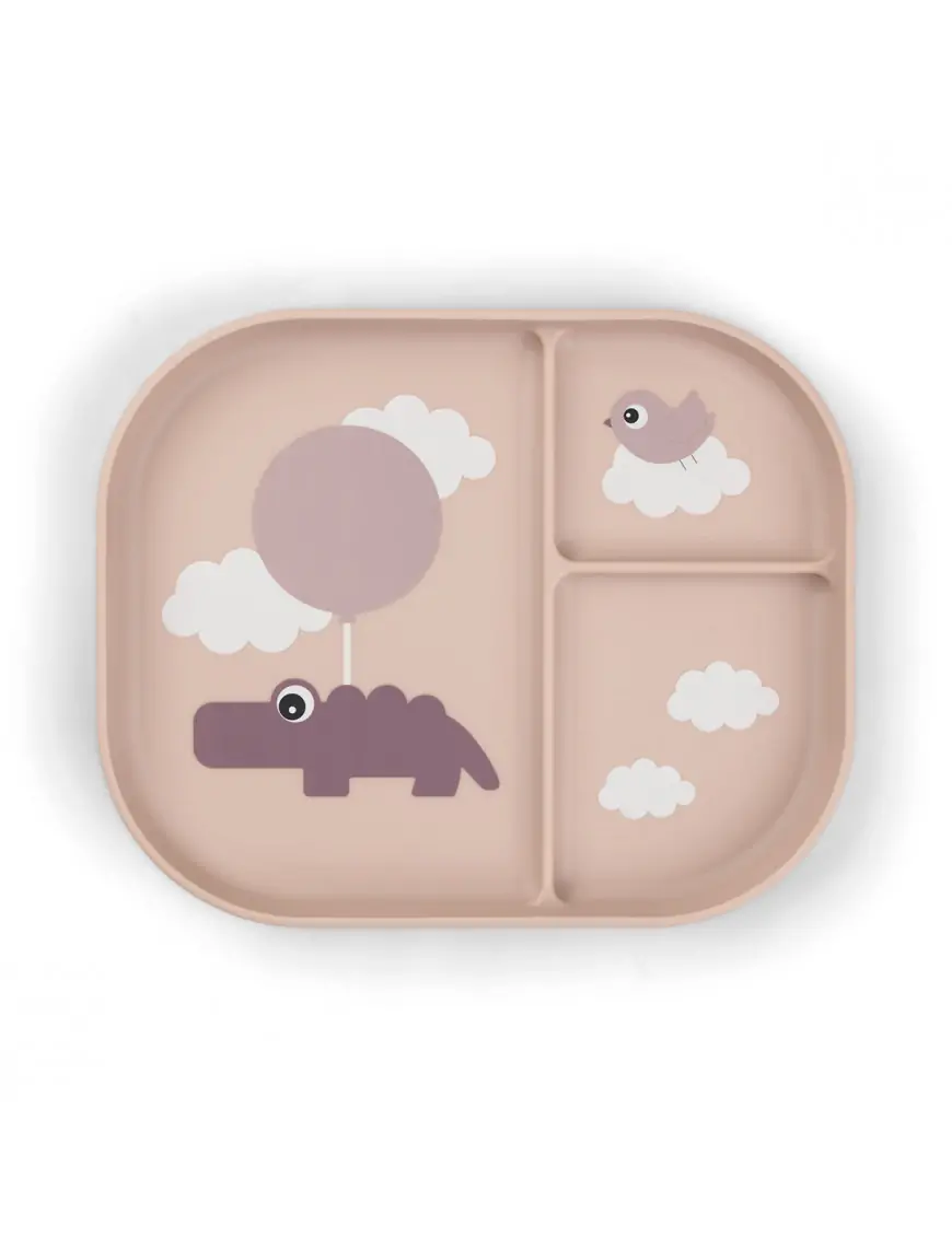 Done by Deer Talerzyk Dzielony Foodie Happy Clouds Powder