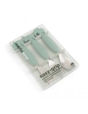 Done by Deer Sztućce dla Dziecka Green Easy-Grip