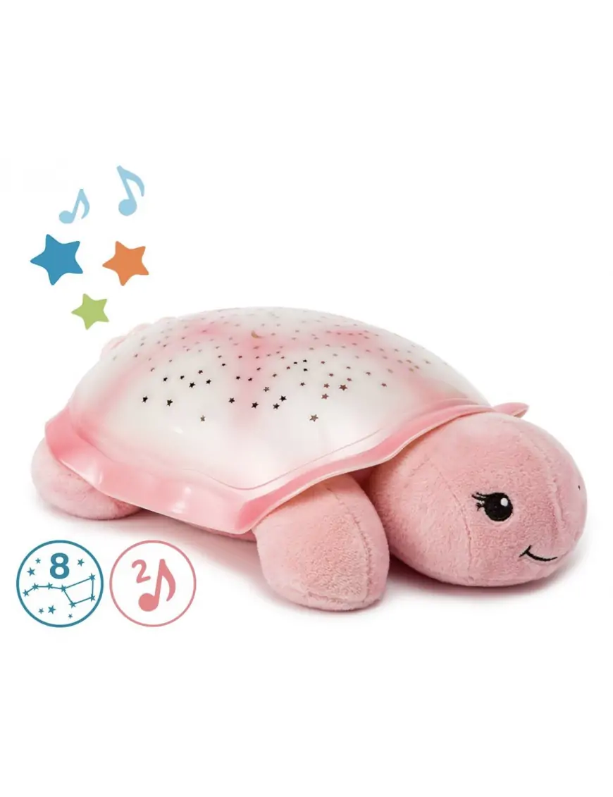 Projektor z pozytywką - Żółw różowy - Cloud b® Twinkling Twilight Turtle™