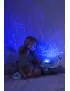 Projektor z grzechotką -Wieloryb niebieski - Cloud b® Tranquil Whale™ Blue Family