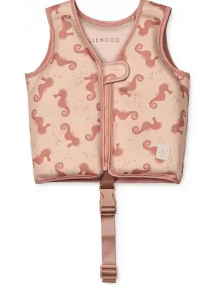 Kamizelka do nauki pływania DOVE Seahorse / Apple blossom Liewood