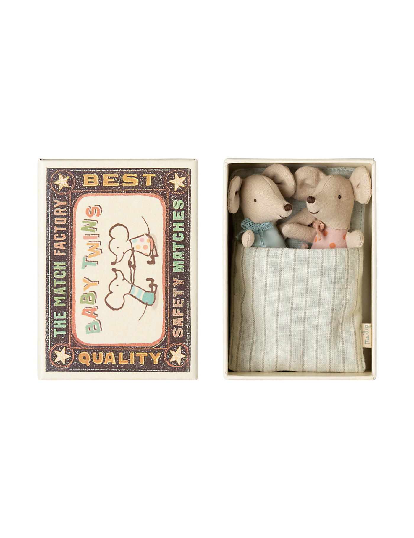 Myszki Maileg - baby mice, twins in box Myszki Maileg - baby mice, twins in box
