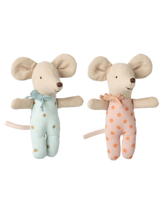 Myszki Maileg - baby mice, twins in box