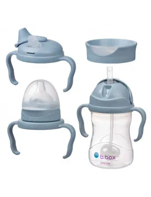 Kubeczek 4w1, błękitny 240ml,  b.box