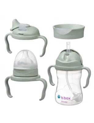 Kubeczek 4w1, szałwiowy 240 ml, b.box