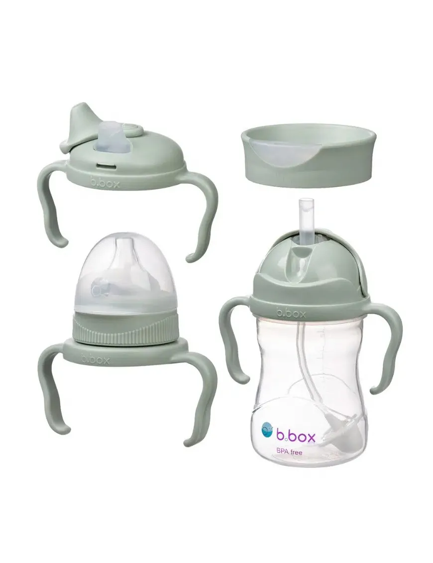 Kubeczek 4w1, szałwiowy 240 ml, b.box