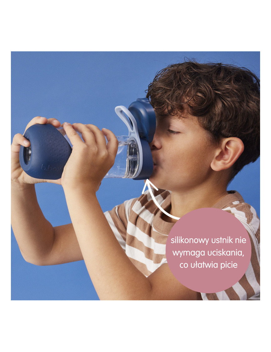 Sportowa butelka tritanowa 600 ml, Blush Crush, b.box
