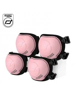 SCOOTANDRIDE Zestaw ochraniaczy dla dzieci Rose (XXS oraz S)