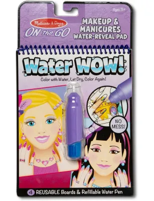 Melissa & Doug, Water WOW! Wodna kolorowanka Makijaż