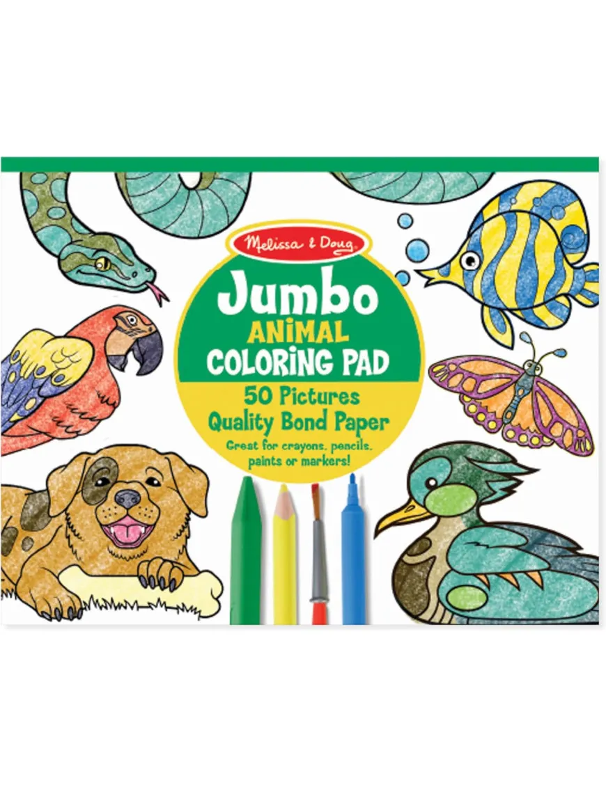 Melissa & Doug, duża kolorowanka - zwierzęta