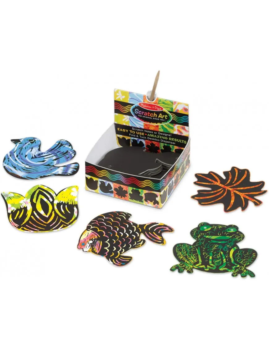 Melissa&Doug, Zestaw karteczek do wydrapywania NATURA