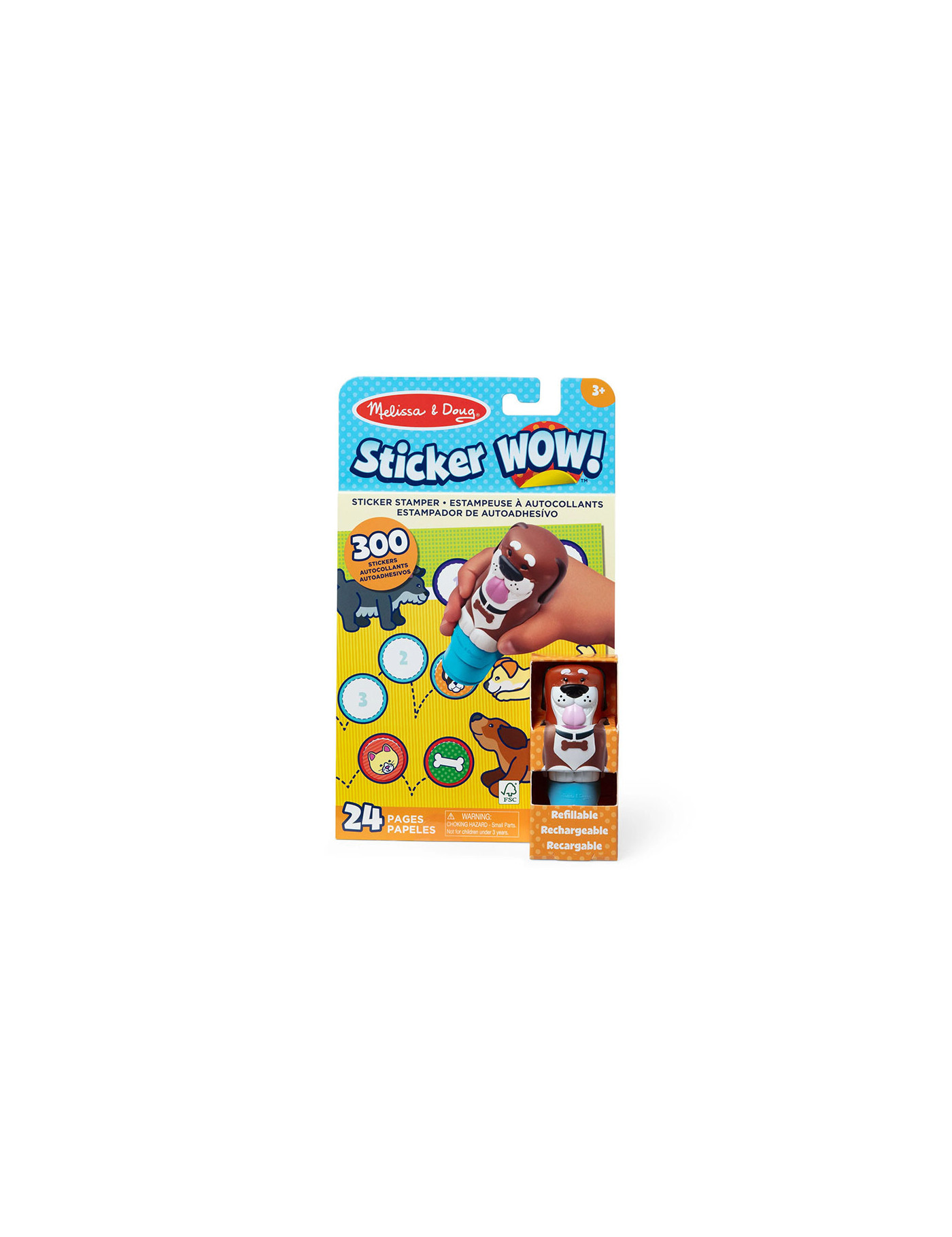 Sticker WOW! stempelki z naklejkami Piesek, Melissa & Doug