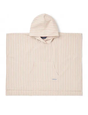 Kaiden Poncho - Stripe sorbet rose Liewood