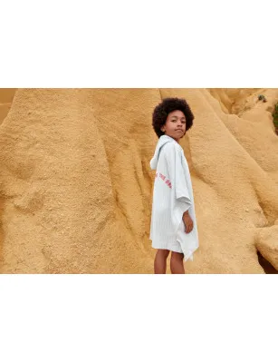 Kaiden Poncho - Stripe pure sky Liewood