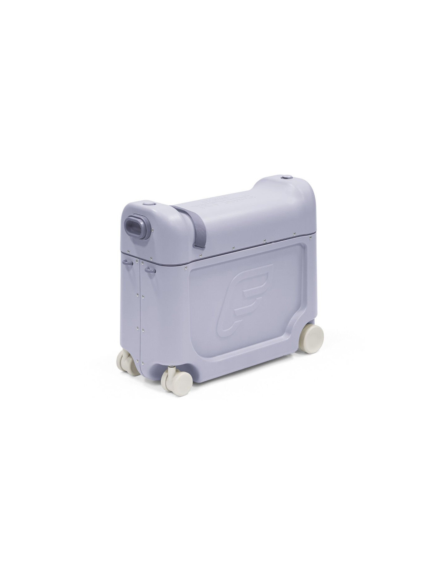 JetKids™ od Stokke® Arctic Blue dziecięca walizka na kółkach rozkładana jako łóżeczko
