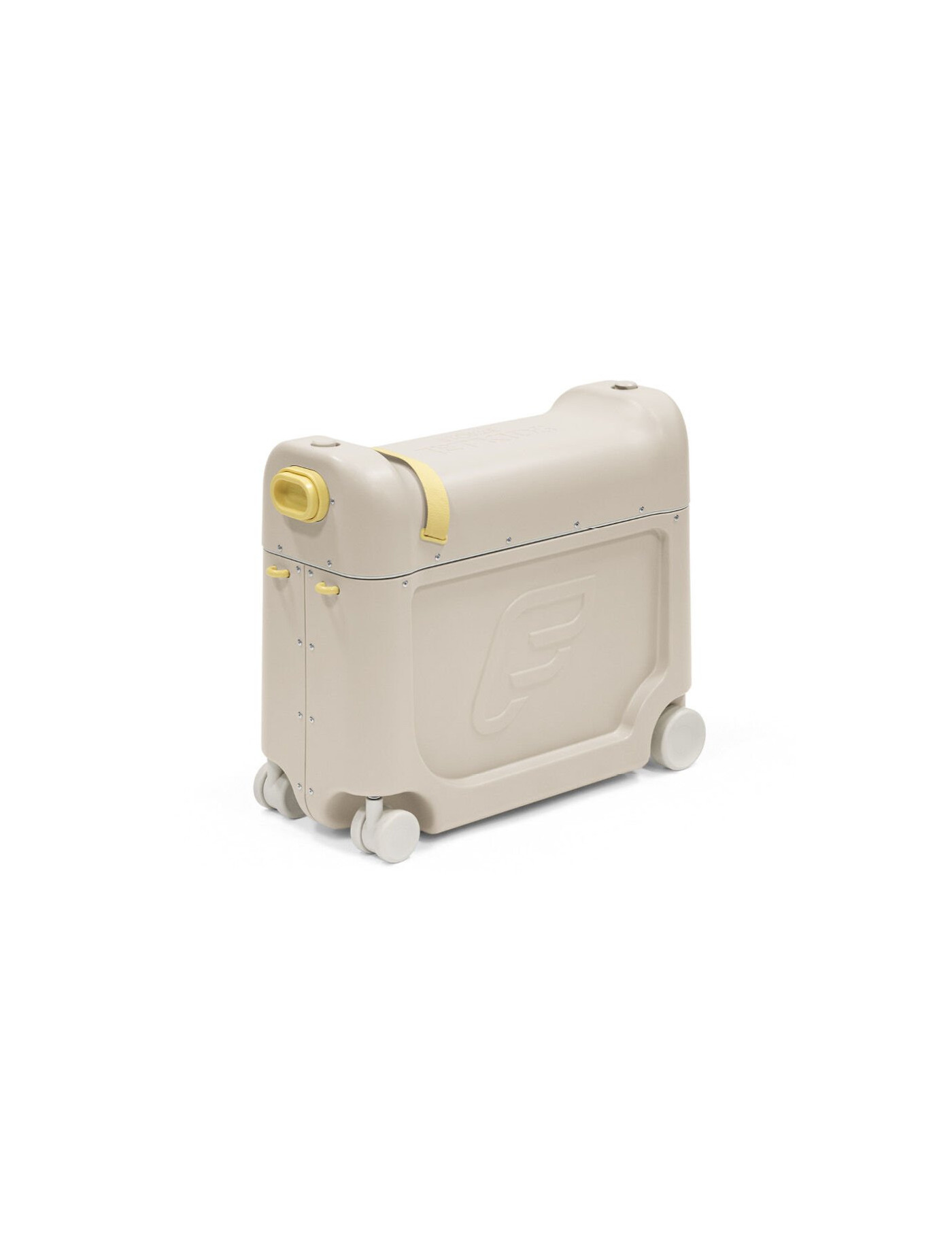 JetKids™ od Stokke® Moonglow White dziecięca walizka na kółkach rozkładana jako łóżeczko
