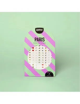 Naklejki na paznokcie Paris - 120 sztuk OMY