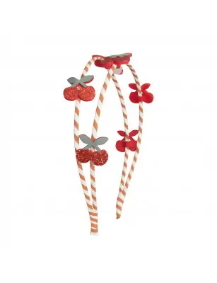 Opaska do włosów Stripy Cherry Rockahula