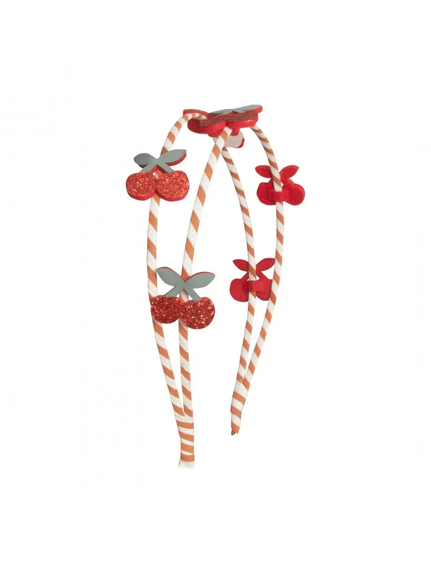 Opaska do włosów Stripy Cherry Rockahula