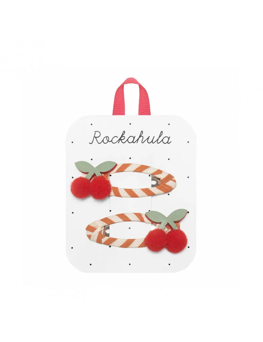 Zestaw spinek Stripy Cherry Rockahula