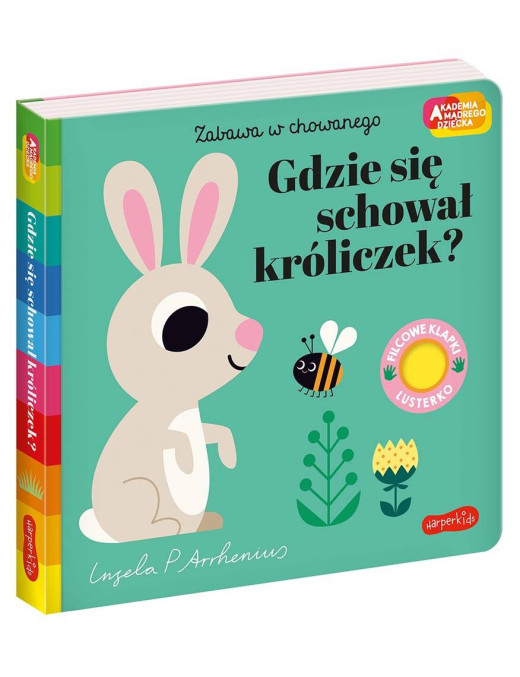 Gdzie się schował króliczek? Akademia Mądrego Dziecka. Zabawa w chowanego