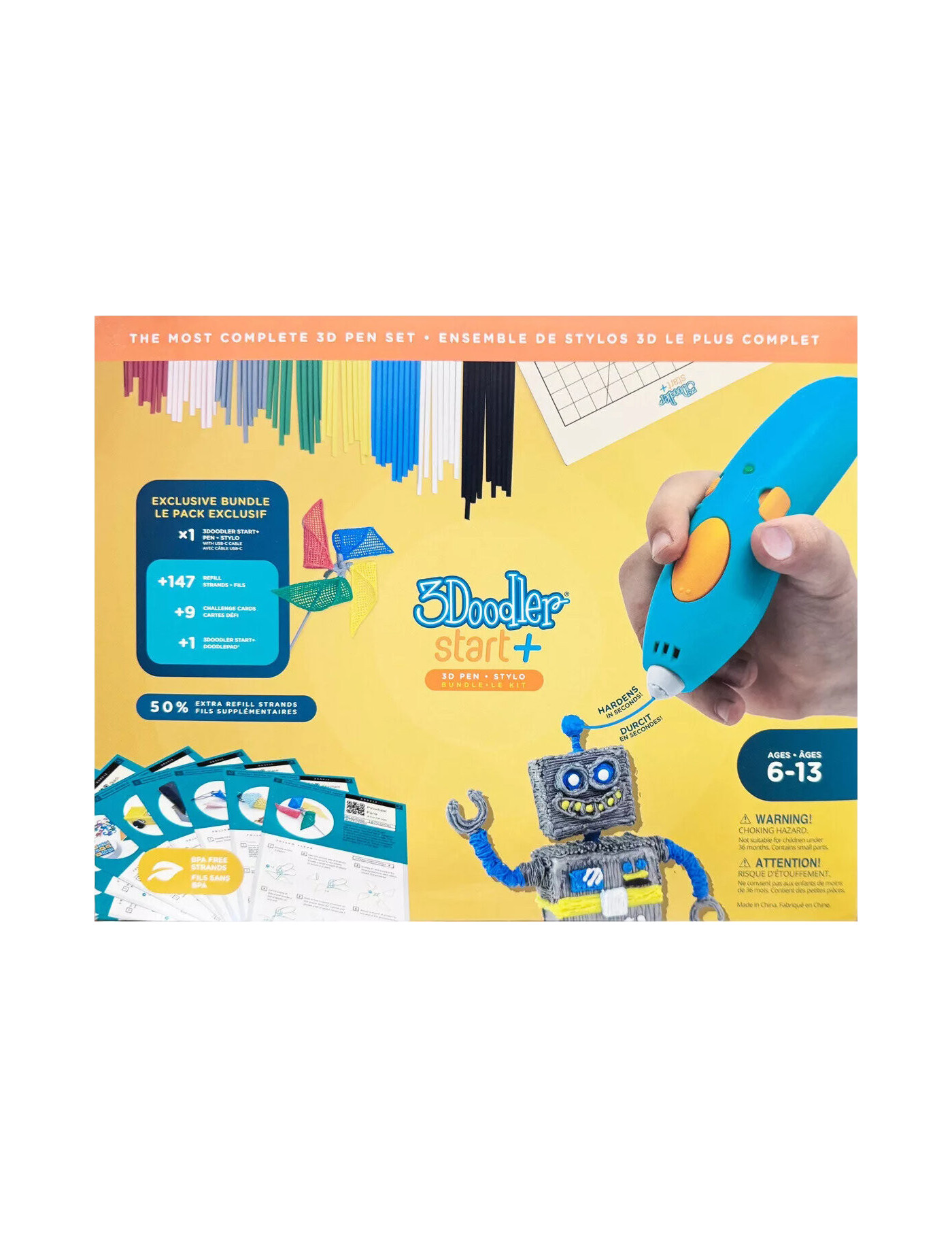 Długopis 3D 3Doodler Start+ z 147 wkładami ECO | Ecobobo