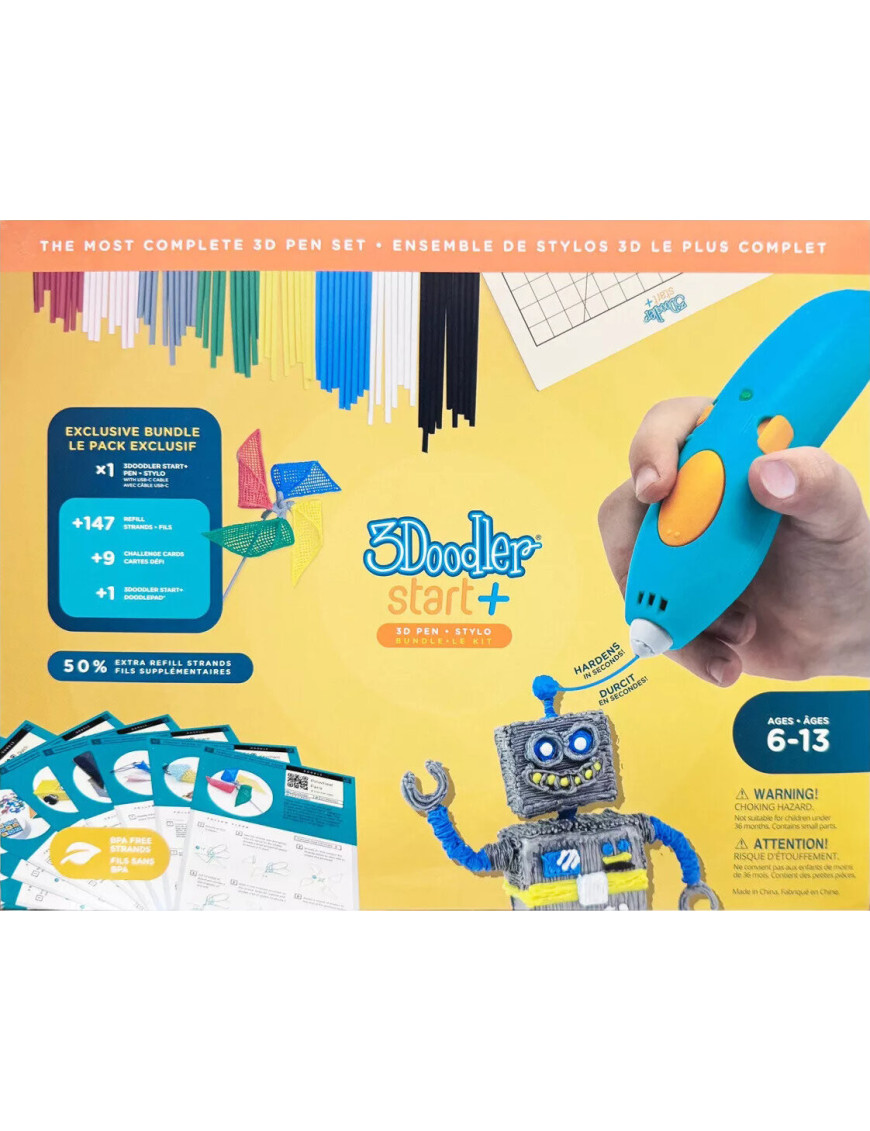 Długopis 3D 3Doodler Start+ z 147 wkładami ECO | Ecobobo