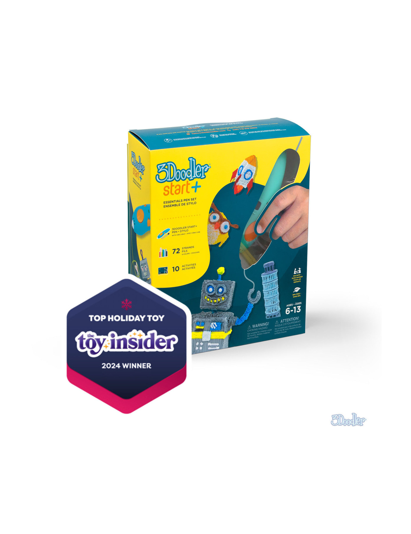 Długopis 3D 3Doodler Start+ z 48 wkładami ECO | Ecobobo Długopis 3D 3Doodler Start+ z 48 wkładami ECO | Ecobobo