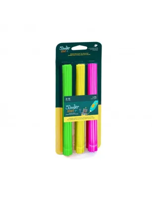 Zapasowe wkłady 3Doodler Start, 75 sztuk, Neon Glow