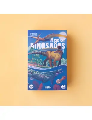 Puzzle + gra obserwacyjna Age of dinosaurs | Londji
