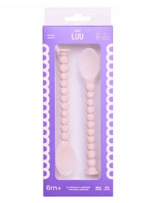 Zestaw Łyżek do Karmienia Velvet Blush Luu Kids