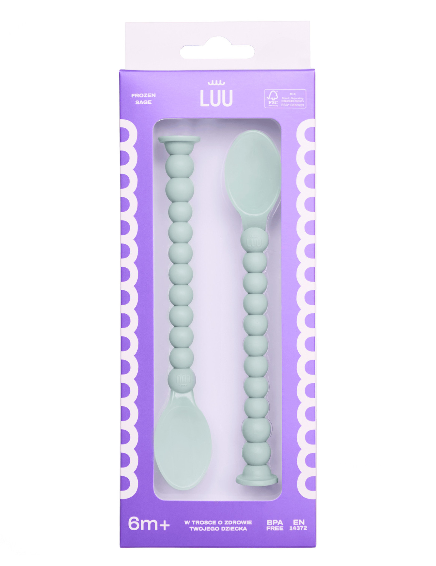 Zestaw Łyżek do Karmienia Frozen Sage Luu Kids Zestaw Łyżek do Karmienia Frozen Sage Luu Kids