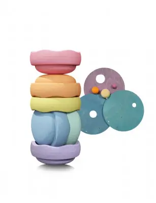Obiekty do zabawy ruchowej GRIMM’S x Stapelstein®  3 szt Pastel