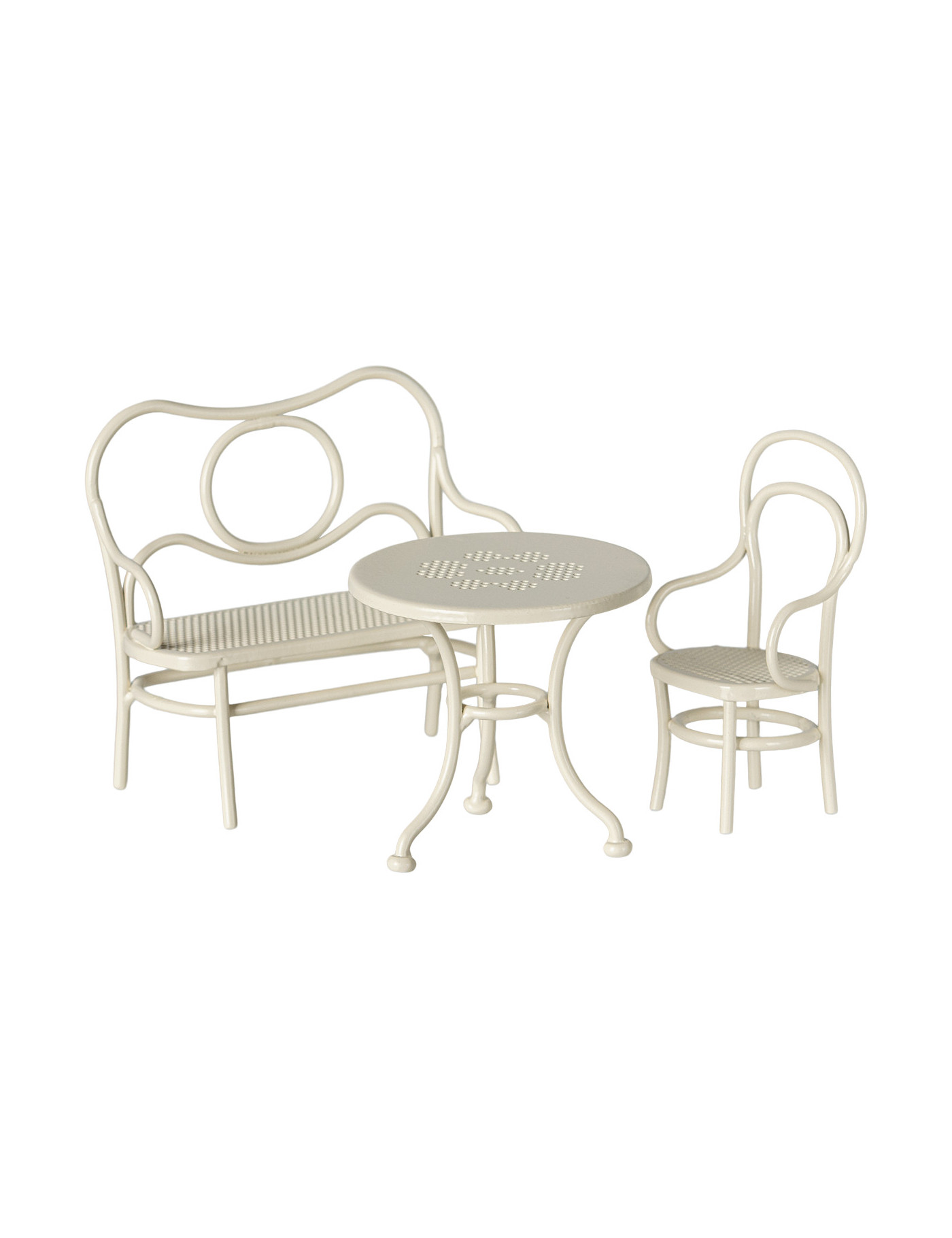 Zestaw kawiarniany dla myszki Maileg – Small, white