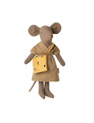 Myszka Maileg - Mum Mouse Light Brown