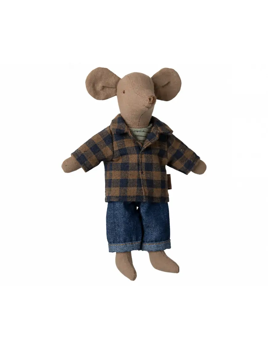 Myszka Maileg - Dad Mouse Light Brown