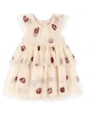 Sukienka fayette ladybug glitter Konges Sløjd