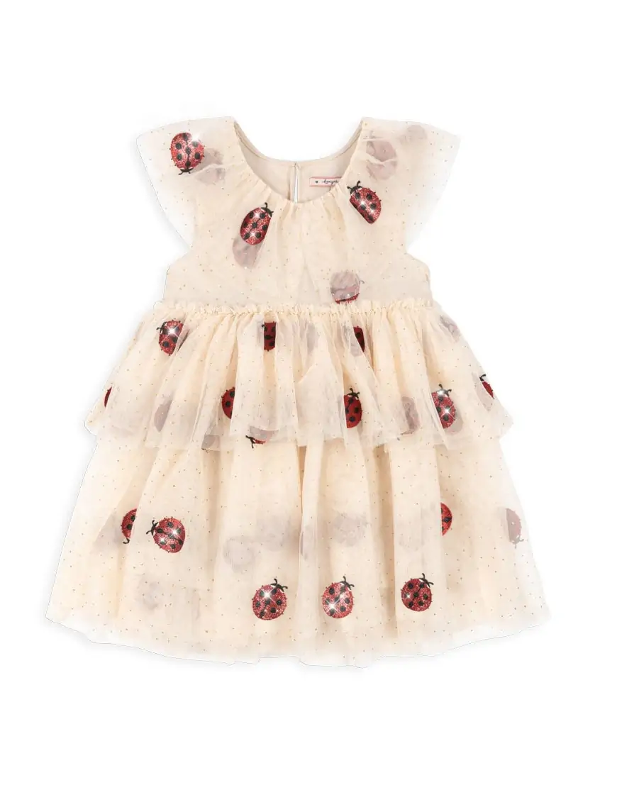 Sukienka fayette ladybug glitter Konges Sløjd